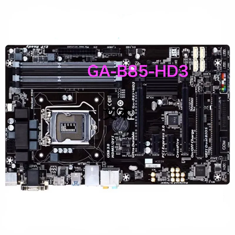 Adatto Per Scheda Madre Gigabyte Ga-B85-Hd3 Ddr3 Lga 1150 B85-Hd3 Scheda Madre Testata Al 100% Completamente Funzionante