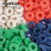 100Pcs Livestock Pig Cattle Sheep Tail Cutting Castration Rubber Ring Castration circle for Castrating Pliers Farm Supplies 6