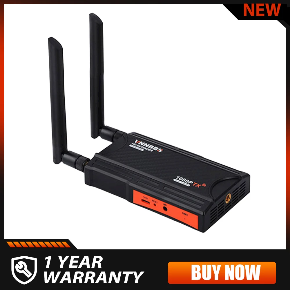 VNNBBS Wireless Video Transmitter and Receiver 250m 1080P Wireless