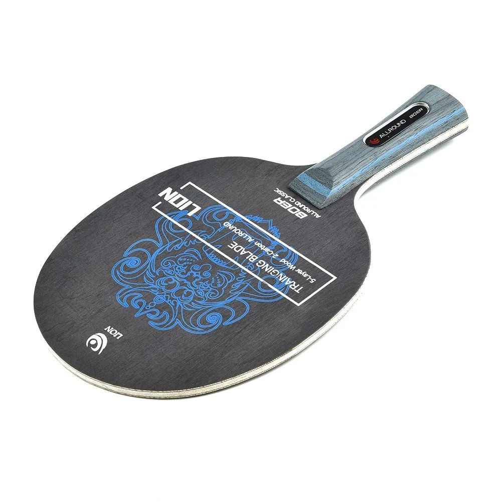 Table Tennis Racket Blade Carbon Fiber Aryl Group Fiber Short/Long Handle 7 Ply Pong Blades Sports Training Accessories