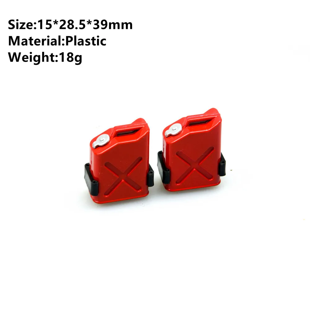 RC Car Simulated Decorative Accessories: Mini Fuel Tank and Oil Drum Set