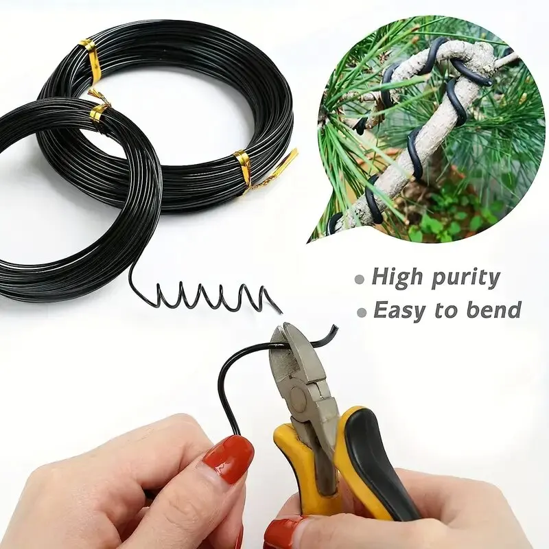 Bonsai Wire Anodized Aluminum 1pc 196.85inch 4 Sizes bonsai wires