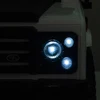 12V Ride On Car With Remote Control 4WD Electric Ride On Vehicle With Leather Seat Music Headlight Power Display Safe Belt 4