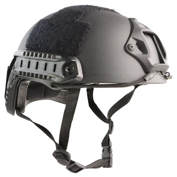 BOOIU Casco stile MH veloce Casco tattico ABS per CS Airsoft Paintball Gioco Sport all'aria aperta Caccia Tiro Caschi