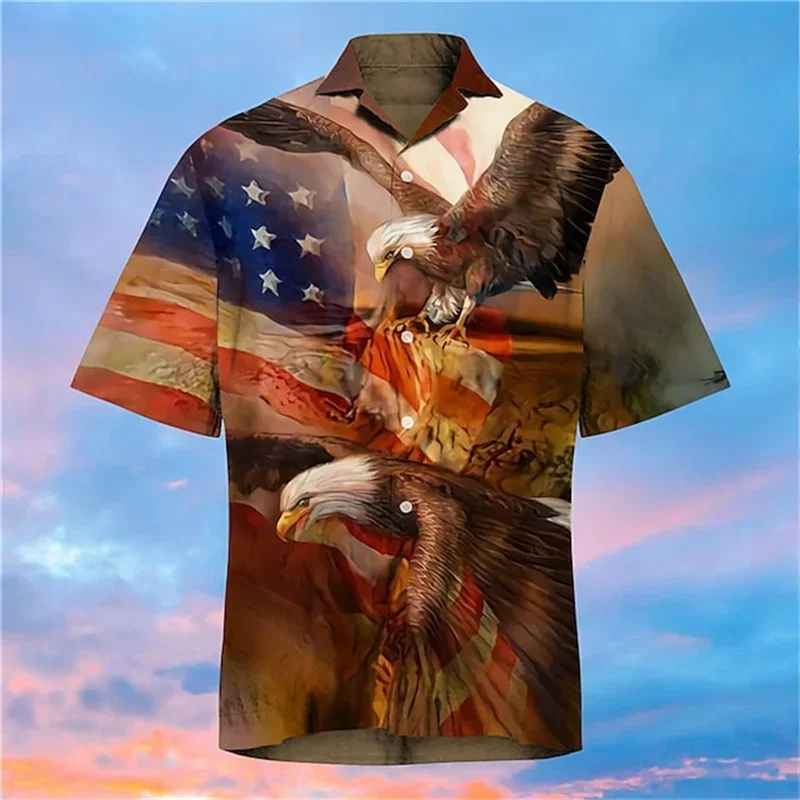 Рисунок 4 - Винтажная Мужская рубашка 3D Eagle