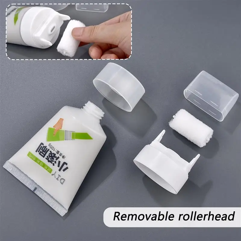 100g Wall Small Roller Brush Paint Wall Repair Latex Paint Portable DIY Patching Graffiti Stain Environmental Protection