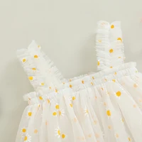 Ma & Baby 6M-5Y été enfant en bas âge enfant bébé filles robe en Tulle robes de marguerite pour les filles fête plage vacances vêtements D01 2