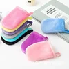 12 Colors Makeup Remover Cleansing Gloves Reusable Soft Microfiber Face Care Towel Beauty Facial Cleansing Cloth Skin Care 4