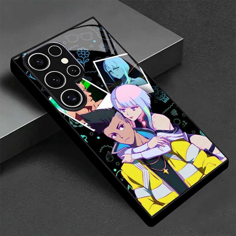 Anime Lucy Glass Phone Case - Shockproof Cover, Stylish & Durable Design