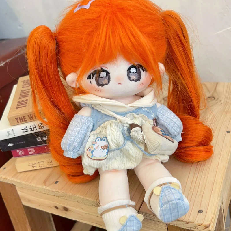 

In Stock 25cm No Attribute Tangerine Kawaii Cotton Doll Orange Fried Fur/ Soft Rabbit Fur with Skeleton Doll Collection Gift