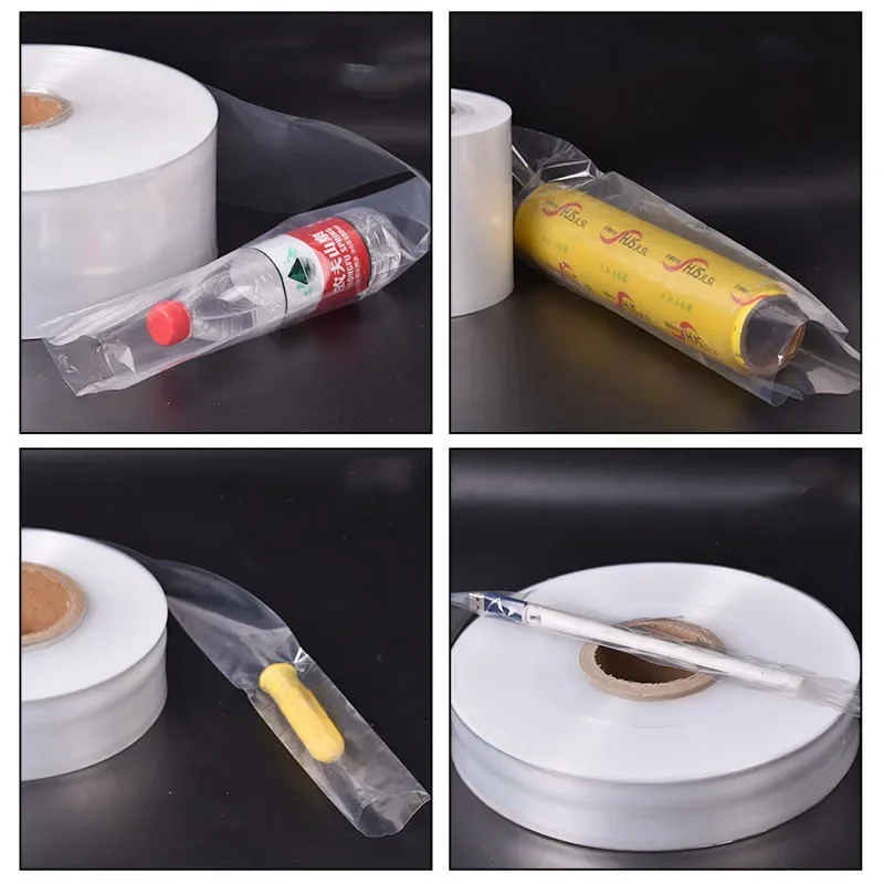 PE Plastic Cylinder Film Thickened Roll Film High-pressure Flat Mouth Dustproof Pack Calligraphy Painting Accessories Storage 6