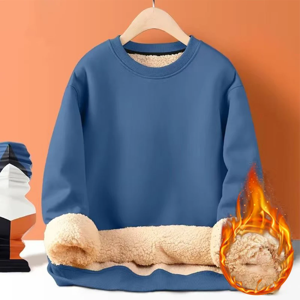 

Mens Plain Sweatshirt Pullover Crew Neck Fleece Jumper Casual Work Top Hoodie