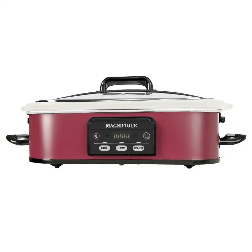 4 Quart Digital Slow Cooker Premium Ceramic Bakeware