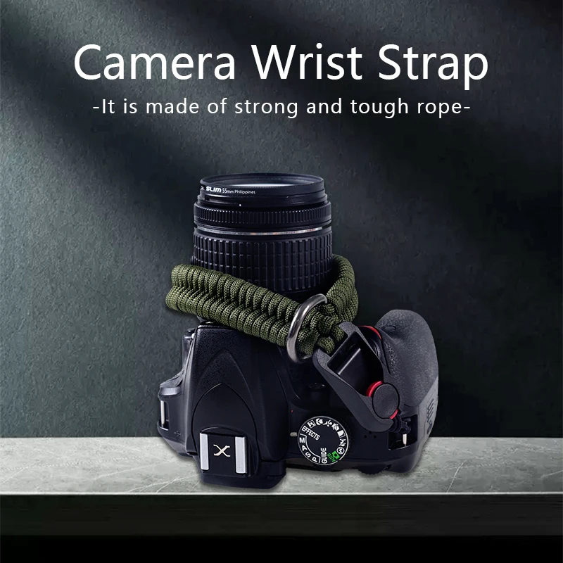 Woven Nylon ajustável Wrist Strap, Versões Universais, Leica, Sony, Fuji, Nikon Z7II, Canon, 5D, MarkIV, Adequado para Câmera