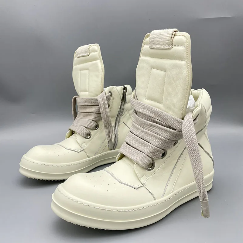 Rick Owens Jumbo Laces | Geobasket Rick Owens | Leather Owens