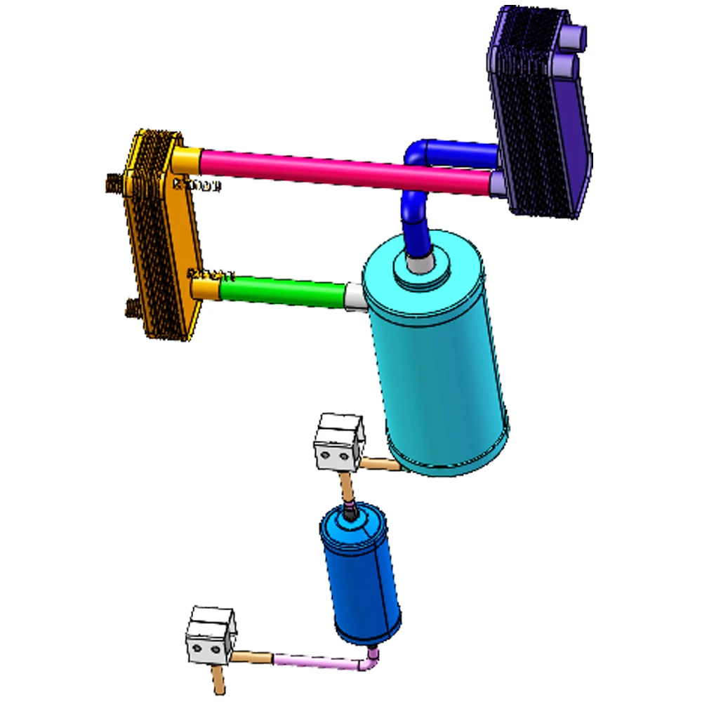 

DN40 (Rc1-1/2") high performance air & water separator covering up to ≤10 Nm³/min high pressure air source for pneumatic tools