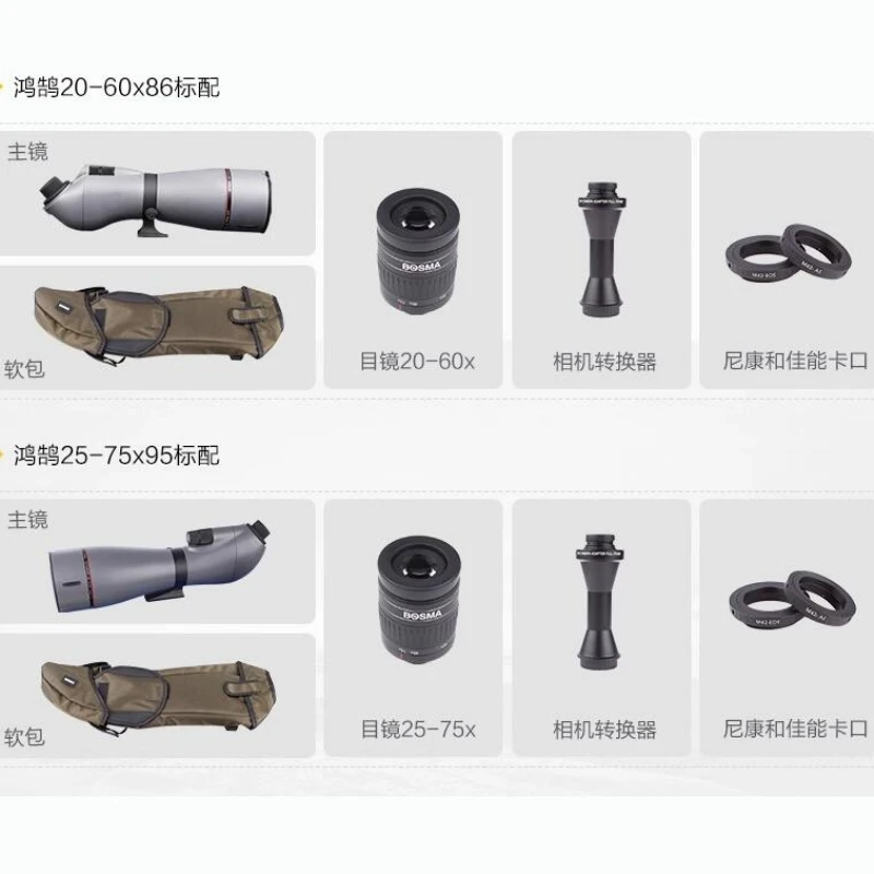 Рисунок 3 - BOSMA Honghu 25-50X82mm 25-75x95mm