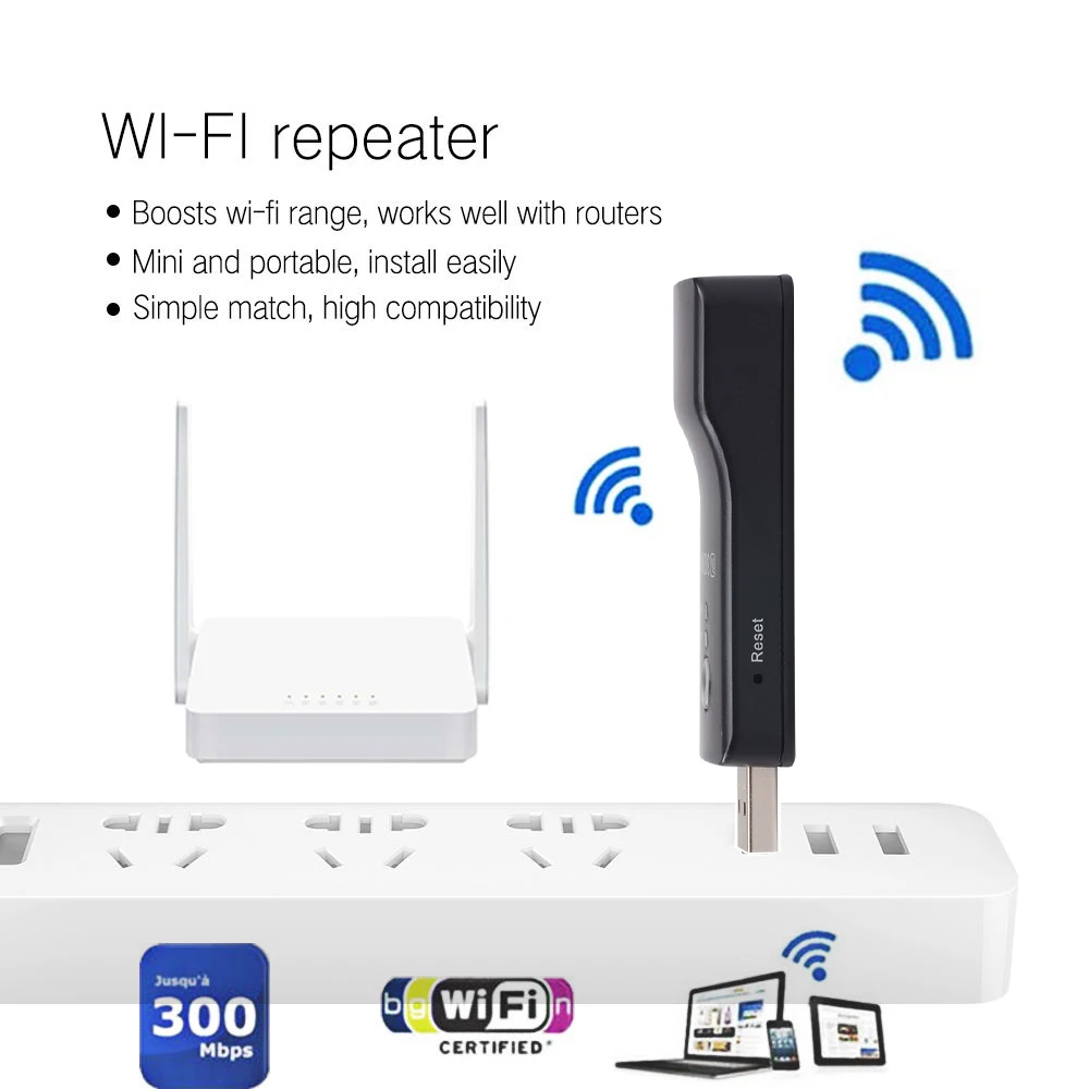 Pixlink Ue01 Repetidor Wifi 300 Mbps Roteador Wi-fi Extensor de Alcance Repetidor Adaptador sem Fio Rede Wps Modo ap para Smart tv - Imagem 6