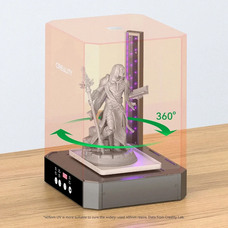 Creality-洗浄および硬化機,3Dプリンター用,2 in 1,洗浄サイズ