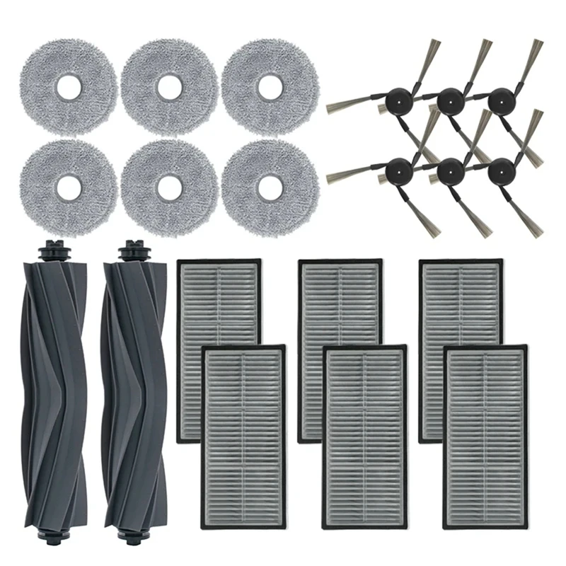 For Dreame X40 X40 Ultra/X40 Pro Robot Vacuum Cleaner Main Side Brush Hepa Filter Mop Cloth Rags Accessories