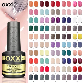 OXXI Smalto Gel per Unghie 8ml Semi-permanente Smalto Gel UV Colori per Manicure Gellac Led Smalto Ibrido Quotidiano Classico Gel Lak 1