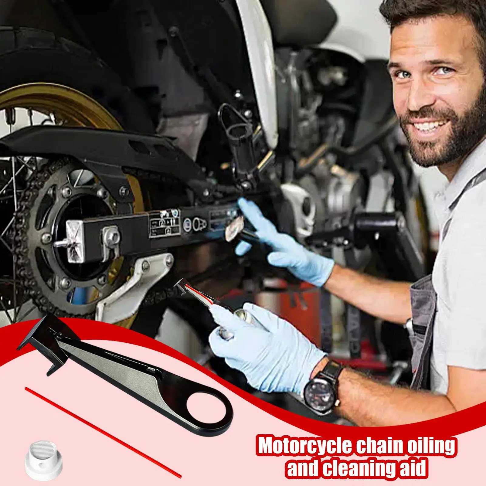 Bicycle Chain Lubricant Applicator Tool 1/2PCS For Motorcycle Bike Maintenance