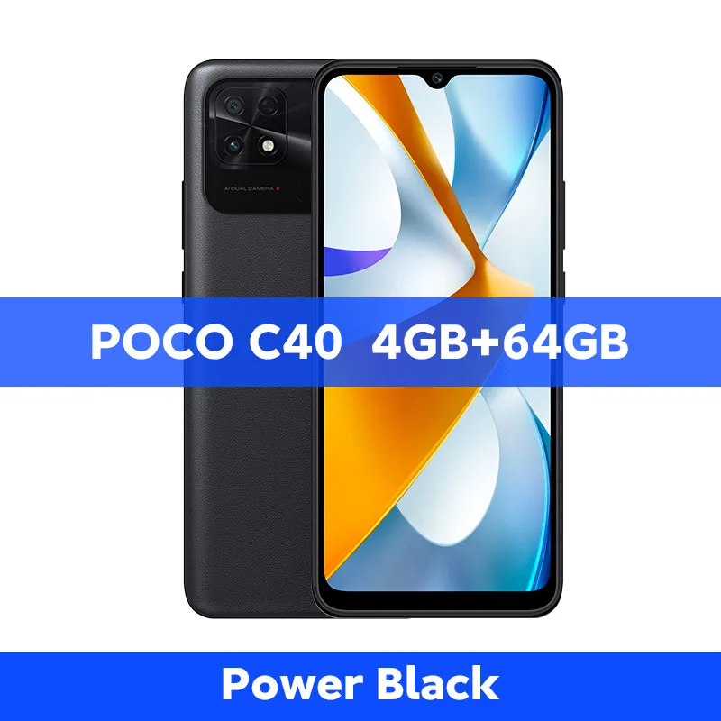 Smartphone Xiaomi POCO C40 Negro