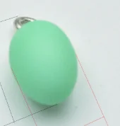 10pcs 3D Cartoon Egg Resin Jewelry (Light Yellow Color)