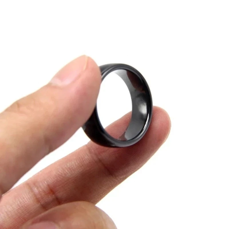 Dual Frequency RFID Smart Ring with Rewritable NFC and ID Chip