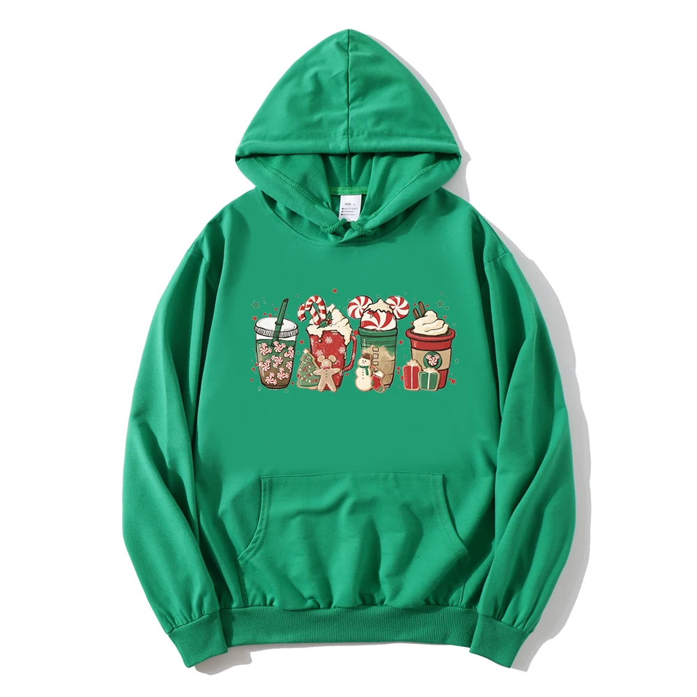 Christmas Coffee Sweatshirt Christmas Hoodies Women Coffe Sweasthirt Coffe Lover Christmas Gift Christmas Kawaii Clothes