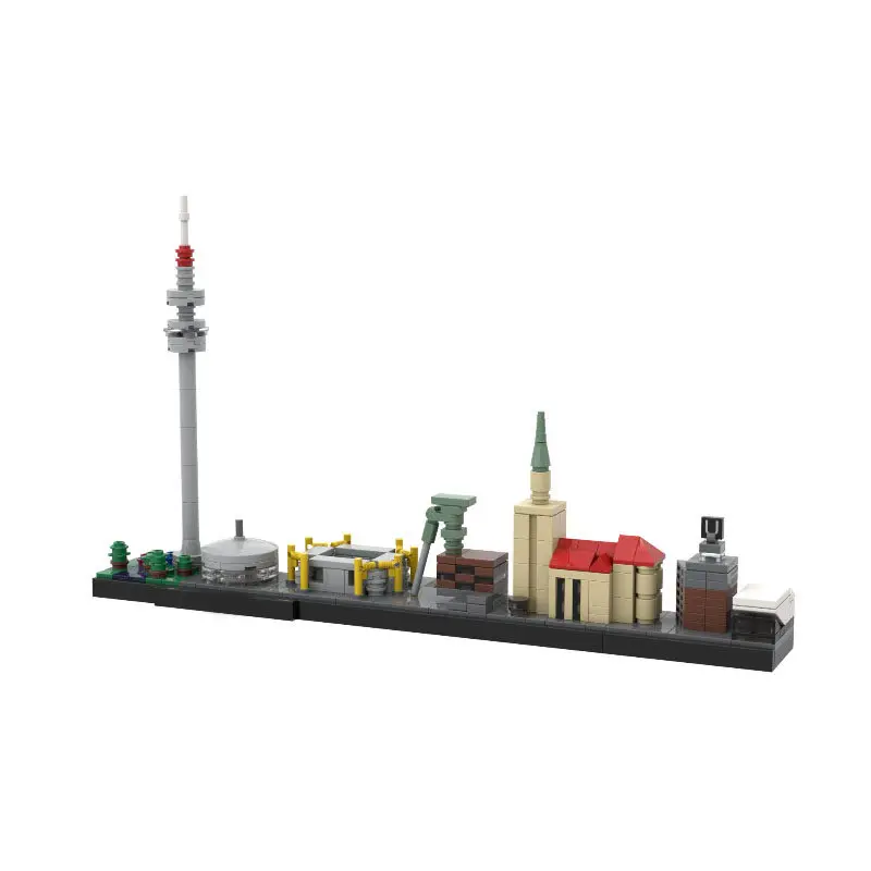 Landmark Architecture Germany Industrial City Building Blocks Toy_voghion.com
