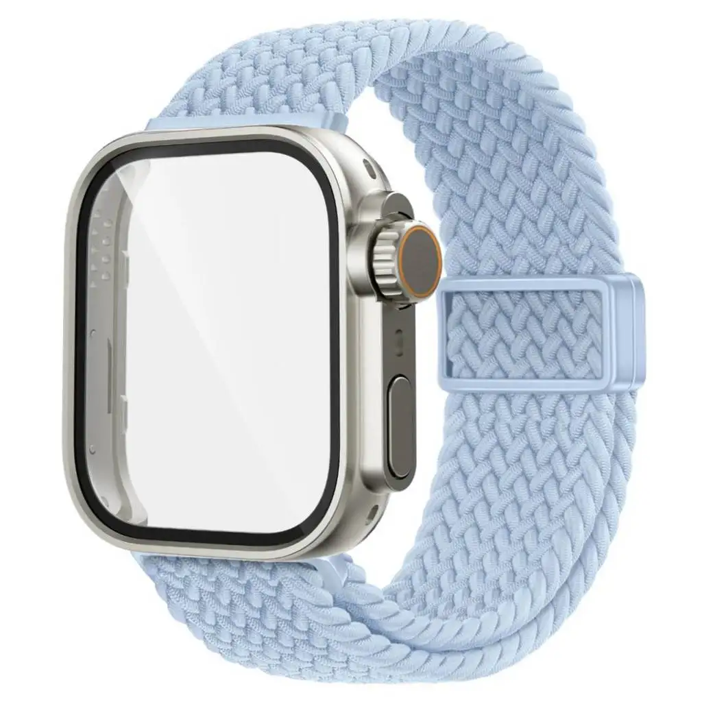 Nylon Braided Strap with Protective Screen Frame and Adjustable Band