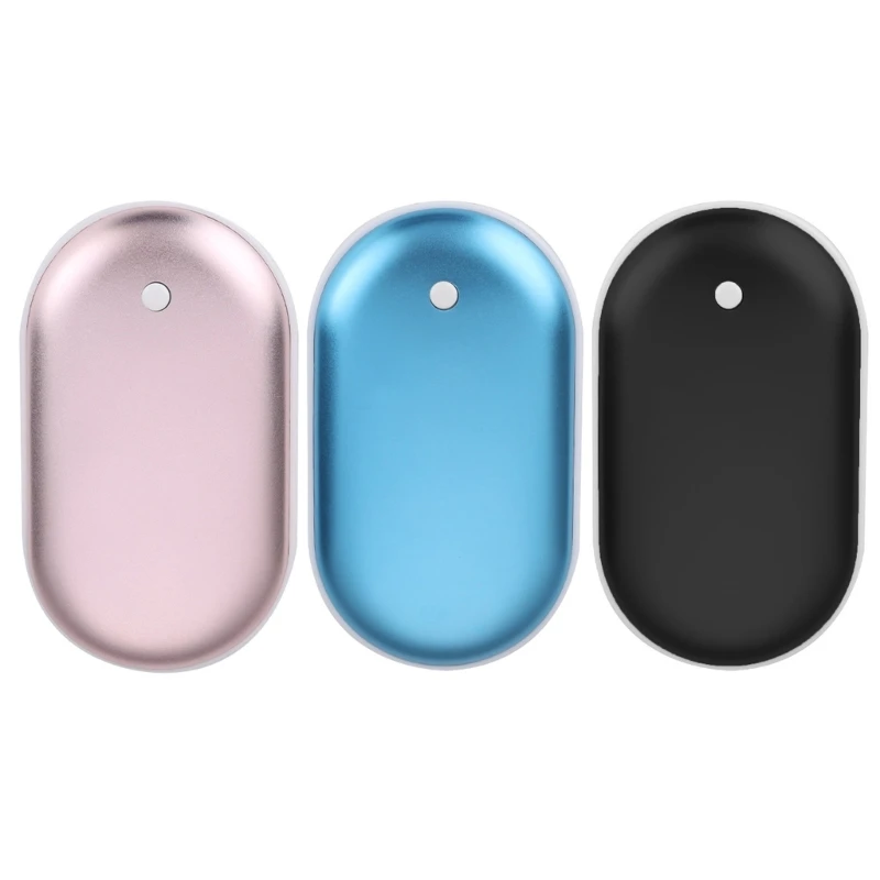 Portable Hand Warmer 5000/10000mAh Hand Warmer 2 in 1 Portable Pocket PowerBank Winter Heater