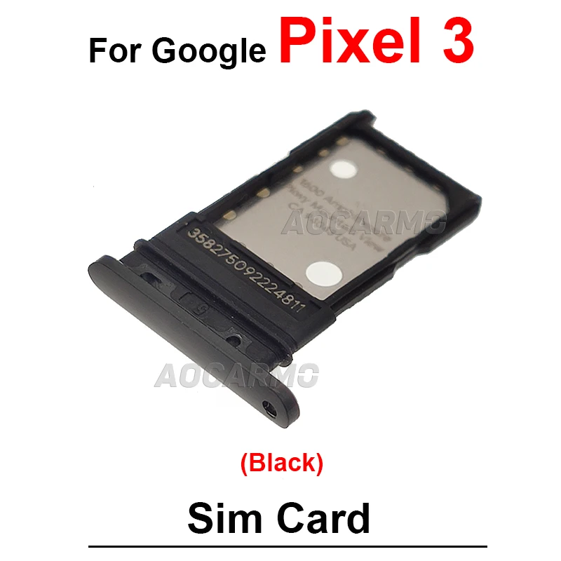 SIM Card Holder Tray Replacement - Black, White, Purple, Pink, Gold