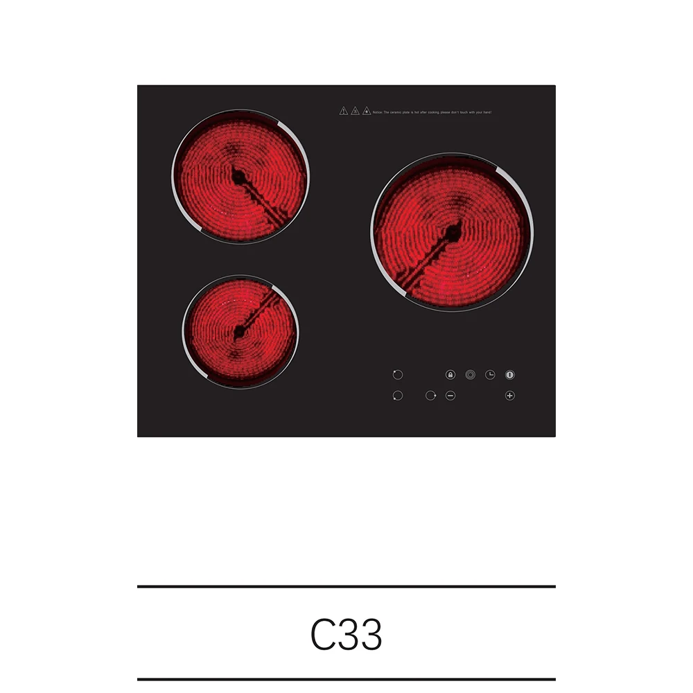 Commercial electric ceramic stove with built-in dual purpose four head electric ceramic stove four head cooker