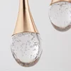Modern Villa Chandelier Household Hanging Light Duplex Golden Loft Chandelier Minimalist Creative Crystal Staircase Pendent Lamp 2