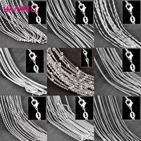 5 pièces en argent Sterling 925 véritable femmes hommes chaînes collier en gros composants de bijoux faisant des accessoires pour pendentif 1