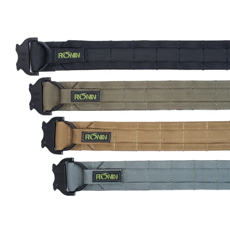 Ronin Stijl Tactische Senshi Riem 【 1.5 Inch 】 Outdoor Militaire Jacht Dubbellaags Riem Molle Systeem Airsoft