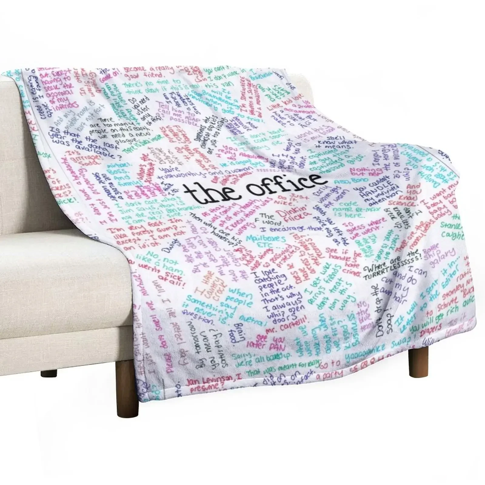 

Quotes of The Office Throw Blanket Soft Quilt Blankets