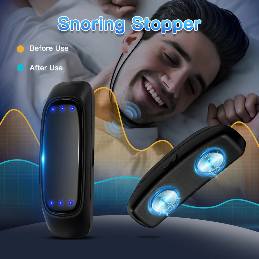 Smart Anti Snoring Device EMS Pulse Snoring Stop Effective Solution