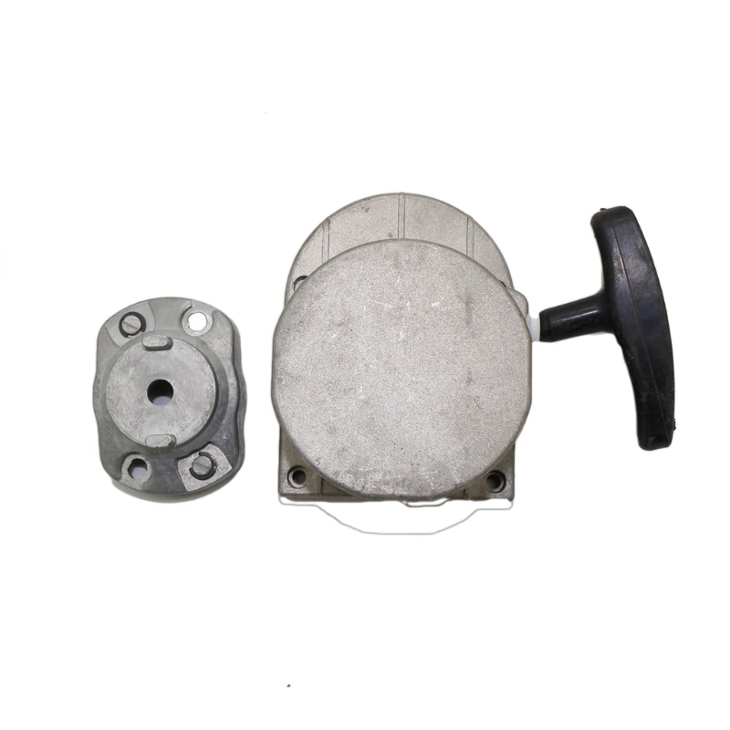 Electric Starter Motor Alloy Pull Start Starter Starters Assembly for 50cc 60cc 66cc 80cc 2-stroke Engine Motorized Bicycle Bike