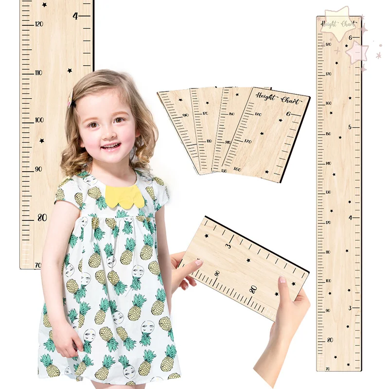 Kids Growth Chart Toddler Height Ruler Growth Wall Decor Boys Height Chart Girls Ruler Child Measurement