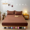 Single/Double/King/Queen Beds Cotton Fitted Sheet for Mattress Pads and Bedspread Covers in All Bed Sizes 140/150/160/180x200 2