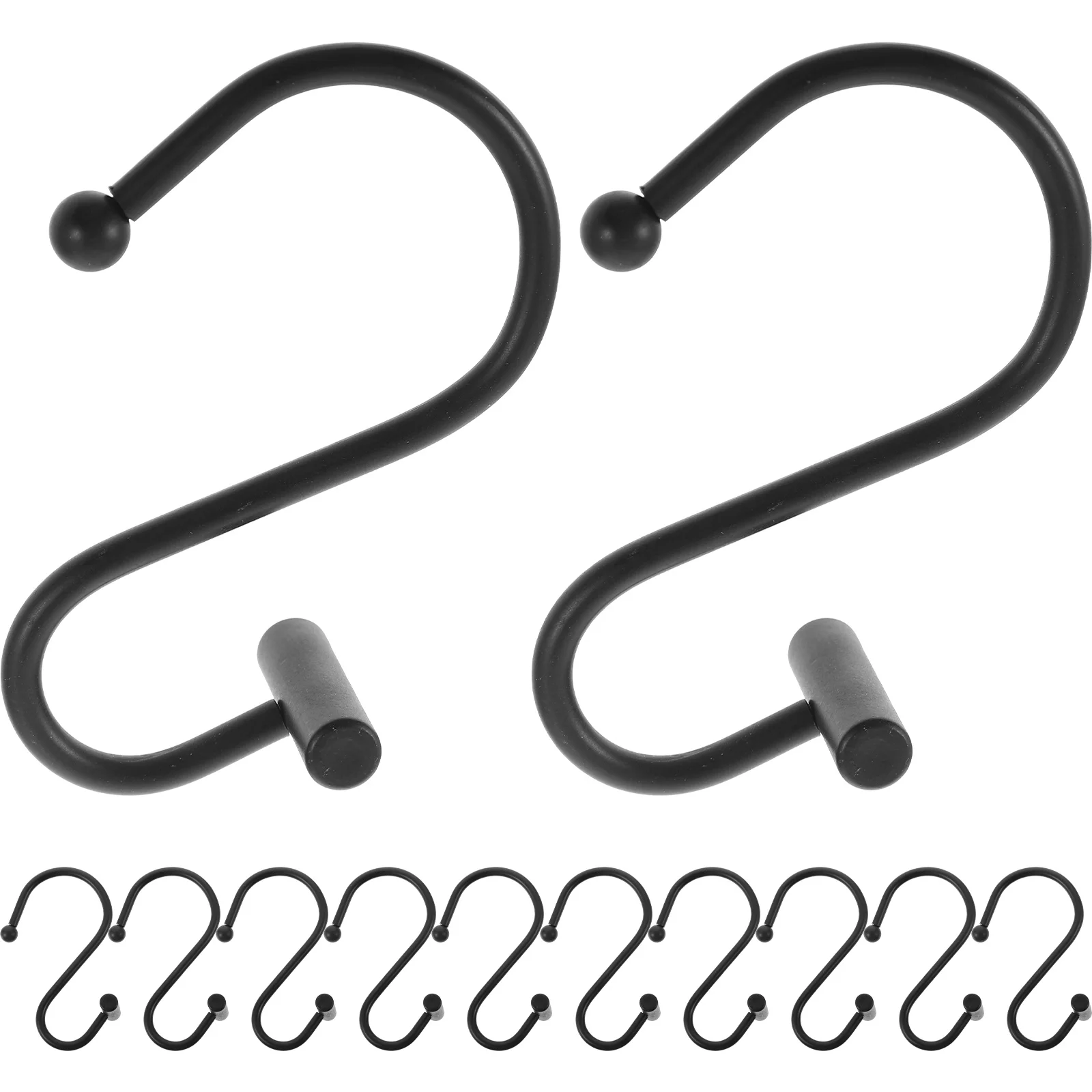 장식 샤워 행거 커튼 S 후크, 커튼 트랙 후크, 드레이프 행잉 후크, 12 개