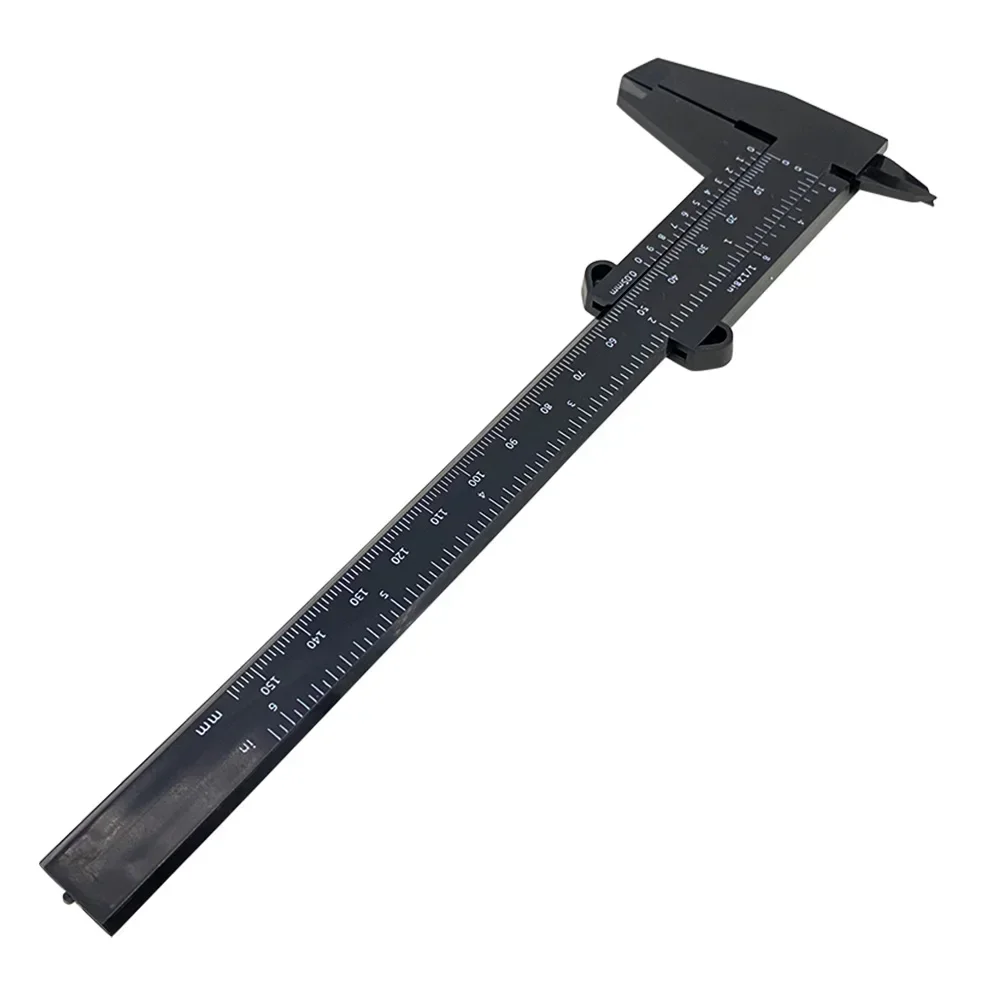 1pc Vernier Caliper 0-150mm Plastic Calipers Gauge Measuring Tools 150mm Vernier Caliper Aperture Depth Diameter Measure Tool