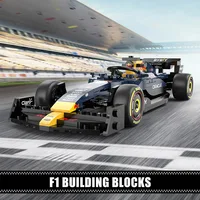 Technical F1 Formula Racing Sport Car Model Building Blocks City 1:24 Assembly C42 Speed Vehicle Bricks Toys For Kids Adult Gift 2