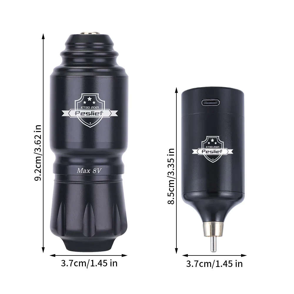 Rotary Wireless Tattoo Machine Kit Complete Tattoo Set with 10PCS Cartridge Needle Permanent Makeup Tool for Tattoo Artist - Image 3