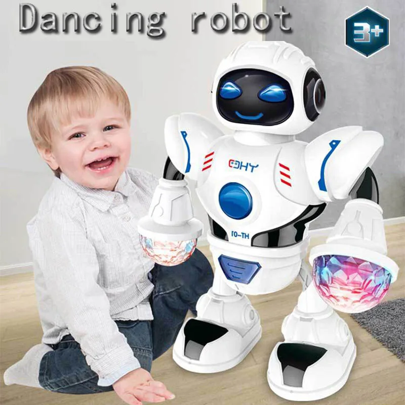 Dancing Robot Toy Rotating Light Music Electronic Sing Toys Robot Birthday Gift for Kids Children Intelligent Early robot dance toys robot toy remote control robot toy