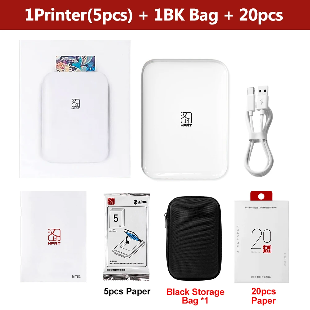 IMP. MAGenter 3形態セット HPRTMT53ポケットサイズのフォトプリンターワイヤレスインスタント