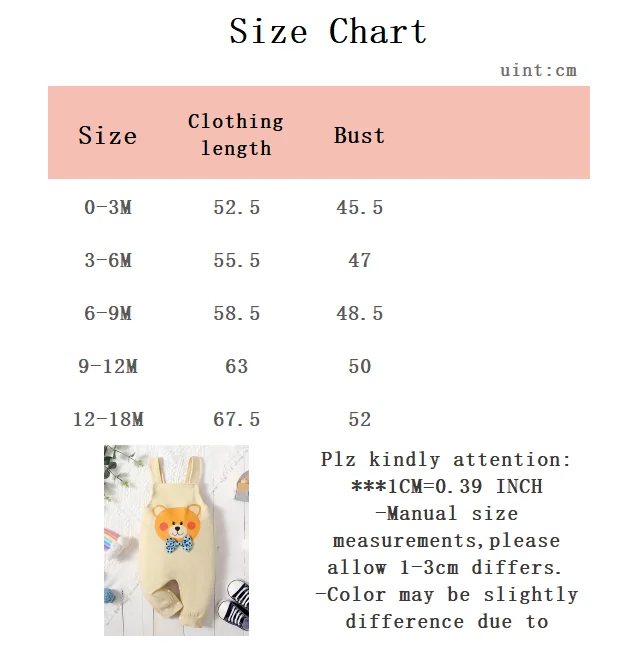Fashion Summer Baby Boy&Girl Bear Print Overalls Jumpsuit Outfit for 0-2Y Newborn Infant Cross Back Suspender Pant Casual Outfit 6
